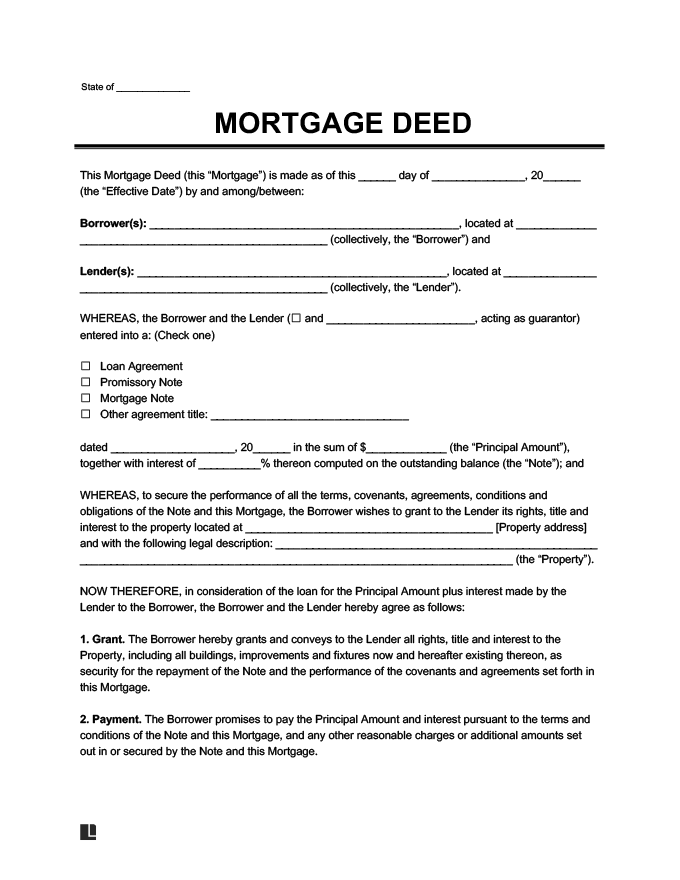 Mortgage Deed in Bengaluru